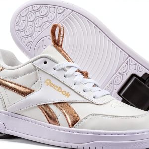 Heelys White Gold Girls Skateboarding Shoes-0