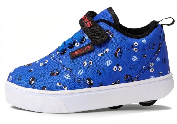 Heelys Kids Skate Shoes Blue Red Black Wheel Shoes-3