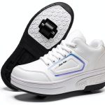 Girls Skateboarding Shoes BrandName Rubber Sole-0