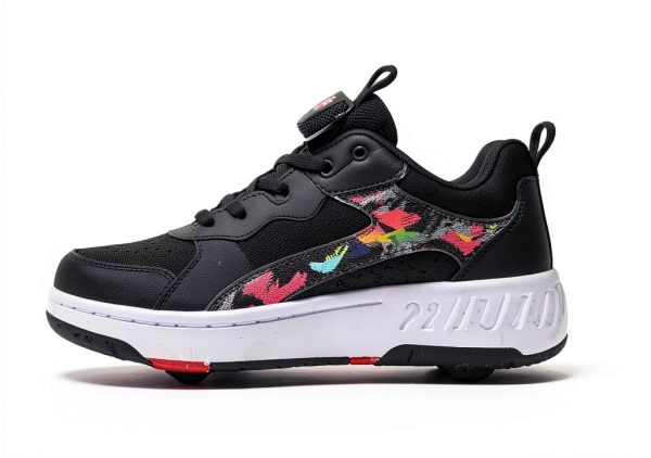 Tinecaco Kids Roller Shoes Black 13 Little Kid-5