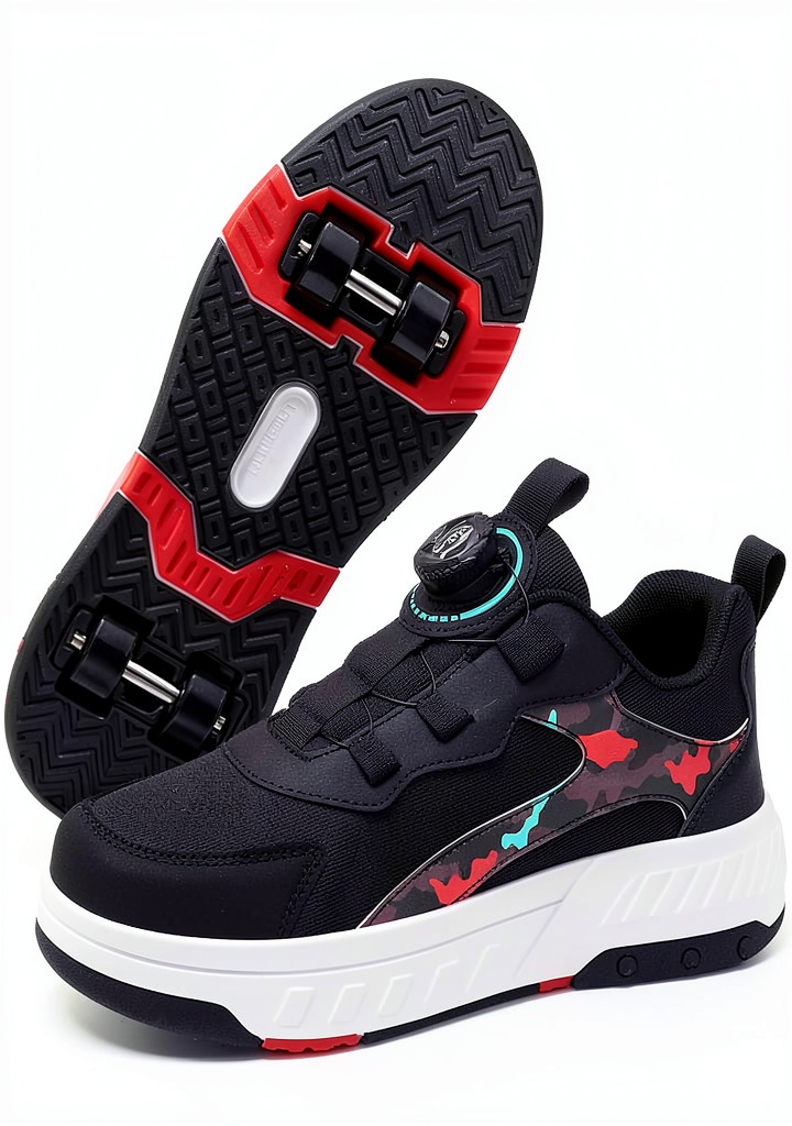 Kids wearing Tinecaco Roller Shoes