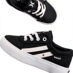 Hurley Girls Skate Shoes Durable Lace Up Design-0