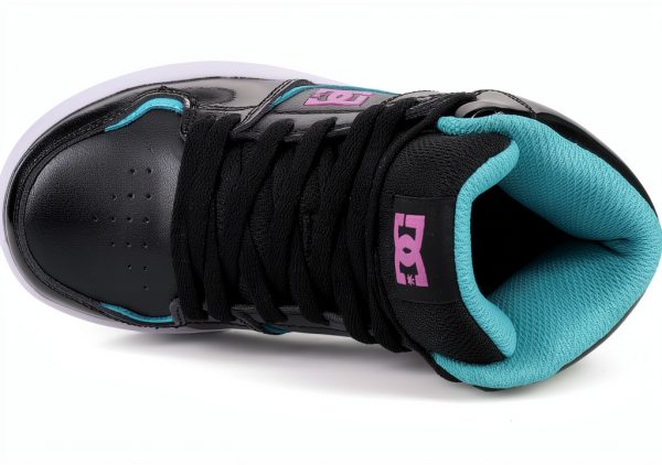 DC Girls Skateboarding Shoes Blk/Pur/Mnt 10 Little Kid-3