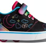 Heelys Girls Skateboarding Shoes Black Hotpink Multi-0