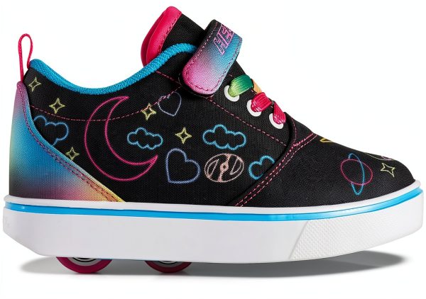 Heelys Girls Skateboarding Shoes Black Hotpink Multi-0