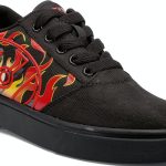 Heelys Black Red Skateboarding Shoes for Kids-0
