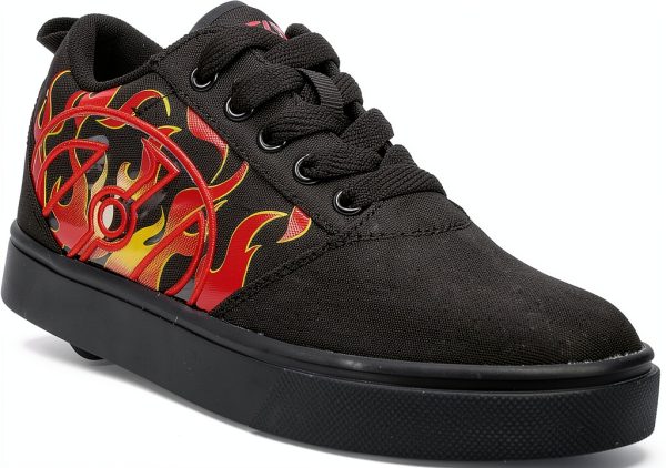 Heelys Black Red Skateboarding Shoes for Kids-0