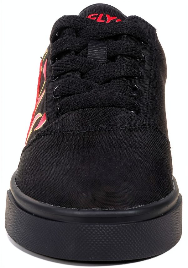 Heelys Black Red Skateboarding Shoes for Kids-1