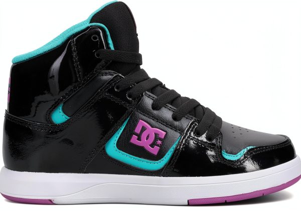 DC Girls Skateboarding Shoes Blk/Pur/Mnt 10 Little Kid-4