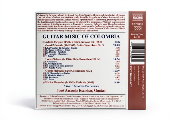 Naxos Classical CD 74731330597 Colombian Music-1