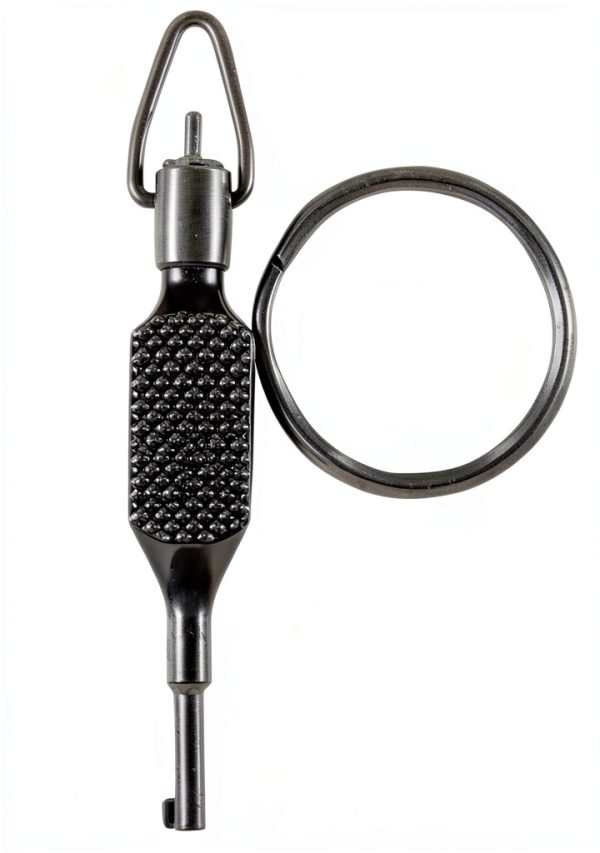 ZAK Flat Knurled Swivel Key 12in Heat Treated Steel Hex Wrench-0