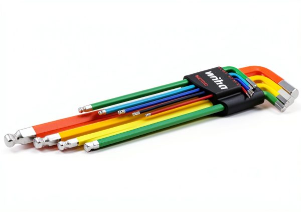 Wiha Ball End Hex L-Key Set 66980 - 9-Piece Metric, Color-Coded Grip-4