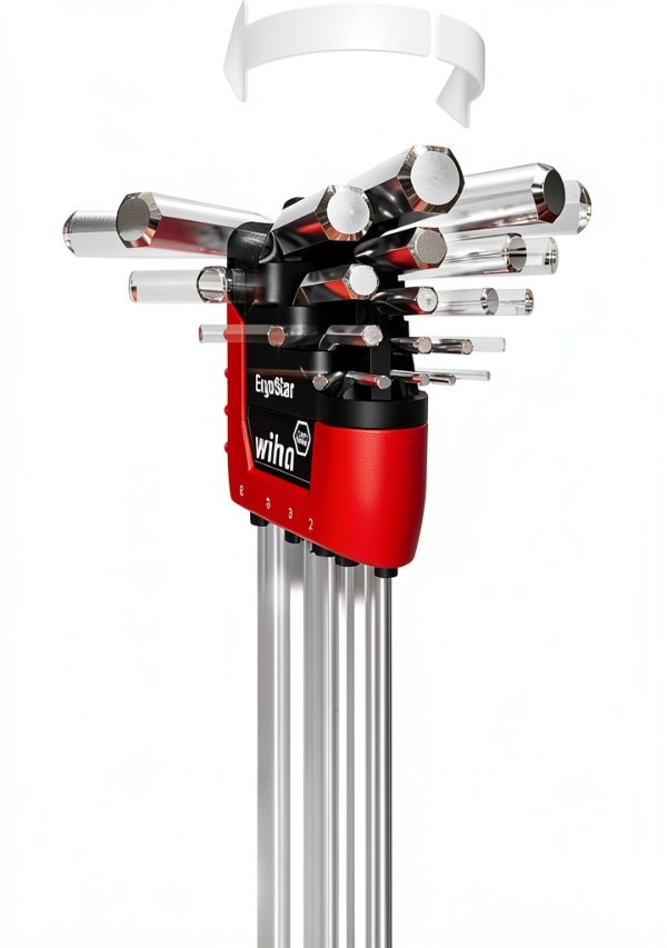 Wiha ErgoStar Ball End Hex L-Key Set 22‑Piece Inch & Metric Finish-2