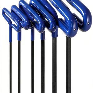 EKLIND Cushion Grip Hex T-Key Set 6pc Metric 2-6mm with T-Handle-0