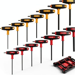 Allen Wrench Set Topline 14-Piece T-Handle Hex Keys Black Oxide Finish-0