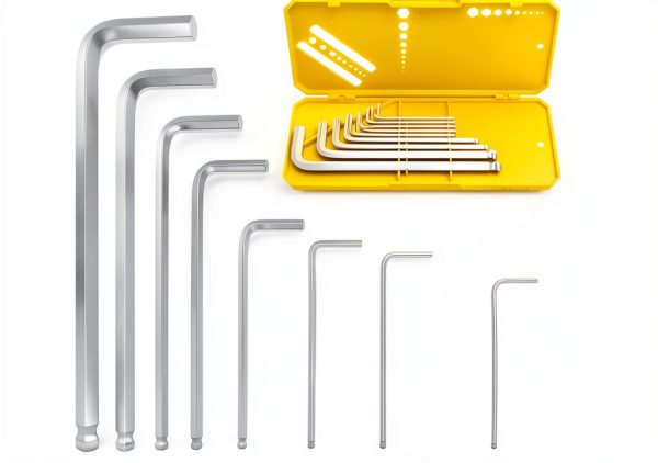 Hex Key Set Zoikuloi 9 Piece Ball End Allen Wrench with Non Slip Case-0
