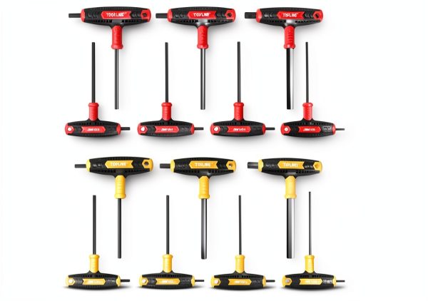 Allen Wrench Set Topline 14-Piece T-Handle Hex Keys Black Oxide Finish-2