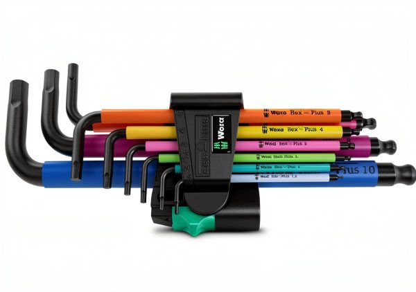 Wera Tools 05073593001 950 SPKL/9 SM N SB Long ARM HEX Key Set, One Size, Multi-0